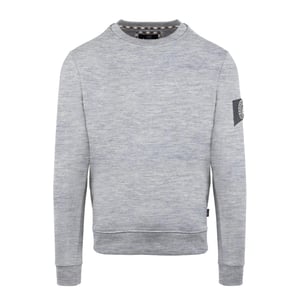 Aquascutum Patch Sweatshirt för herrar (Grått)