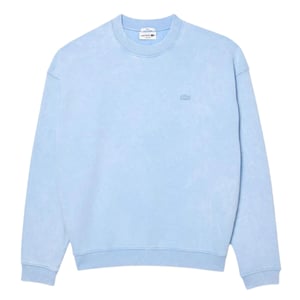 Lacoste Unisex Adult Washed Fleece Loose Fit Sweatshirt (Lichtblauw)