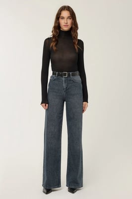 High Waist Wide Leg Jeans