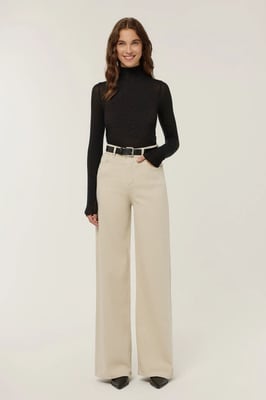 Hoge Taille Wijde Pijpen Jeans