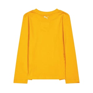 Puma Kinderen/Kinderen Geometrisch Patroon Athletic T-shirt met Lange Mouwen (Oranje)