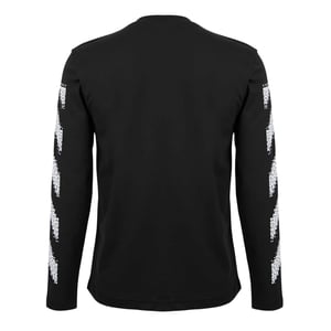 Off White Heren Crew Neck Regular T-shirt (Zwart, Wit)