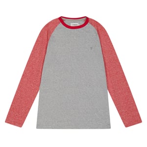 Farah Raglan-baseball-T-shirt voor kinderen (Oranje)