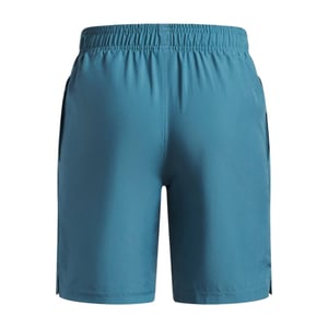 Under Armour Tekniska vävda shorts för pojkar med logotyp (Mörkblå)