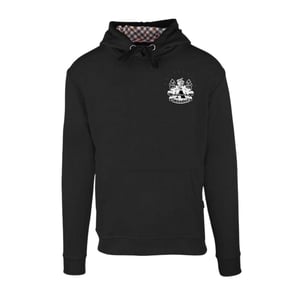 Aquascutum Heren Embleem Hoodie (Zwart)