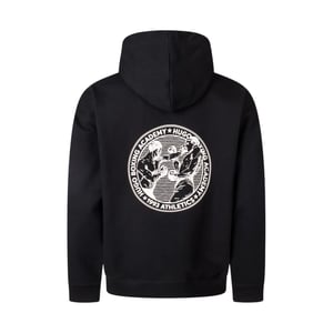 Hugo Unisex-sweatshirt met print voor volwassenen (Zwart)