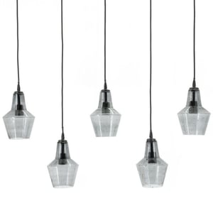 Furnilux Orion hanglamp zwart ijzer en