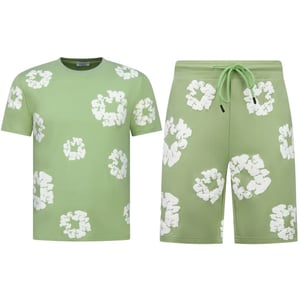 Enos Bloemen print zomerset bloemen pak met short twinset