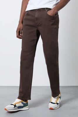 Chocolate Straight Fit Jeans