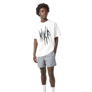 Nike Heren geborduurd logo zwembroek Regular (Koel Grijs)