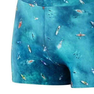 Speedo Mens Escape Badshorts (Blått tryck)