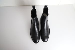 Balenciaga Midnight Chelsea Boots in Black Leather