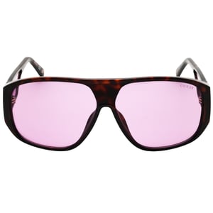Guess Dark Havana Frame Violet Sunglasses
