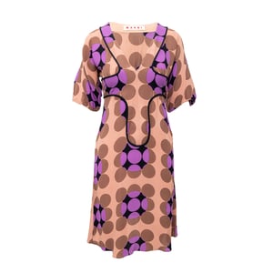 Marni Geometrisch Patroon Jurk - '00s