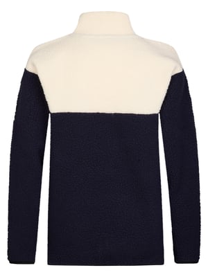 Petrol Industries - Jongens Teddy jack met rits forgehaven - Blauw