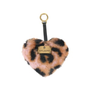 Kurt Geiger London Brixton Heart Charm Fur