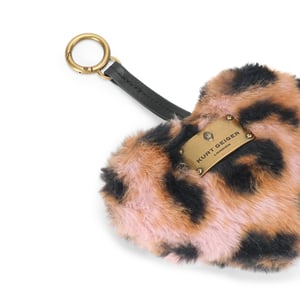 Kurt Geiger London Brixton Heart Charm Fur