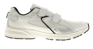 Surge Mens Lightweight Trainers Chance Touch Fastening white