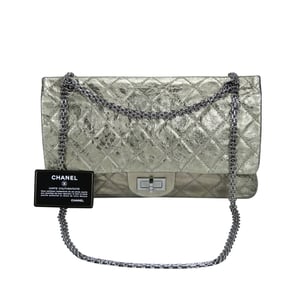 Chanel 2.55 Reissue Jumbo Gold Aged Calfskin Ruthenium