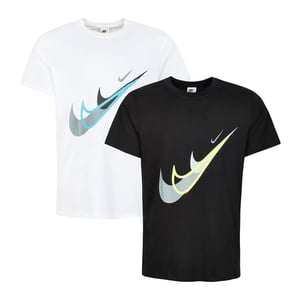 2 Pack Nike Sportswear Graphic T Shirt White/Black