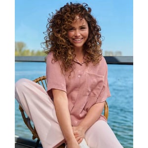 FOS Amsterdam Fos 7752 blouse merel uni oud-