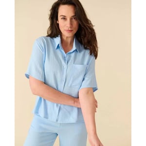 FOS Amsterdam Blouse merel 5282 light blue