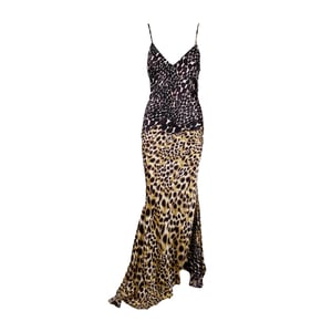 Roberto Cavalli Dierenprint Lange Jurk - '00s