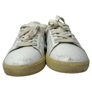 Saint Laurent Court Classic SL/06 Sneakers in White Calf Leather