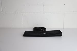 Saint Laurent riem met gesp in zwart leer