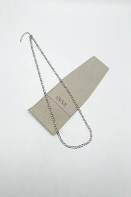 Figaro Chain Necklace in Silver