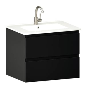 Mirlux Badkamermeubel norvi 60 cm - witte wastafel