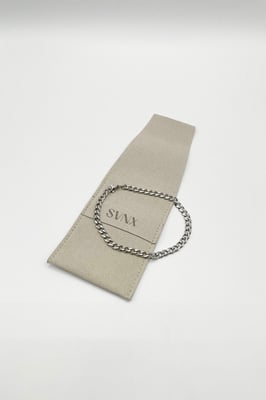 Cuban Bracelet in Silver 5mm