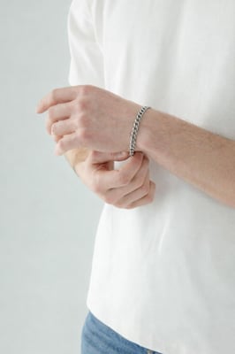 Cuban Bracelet in Silver 5mm