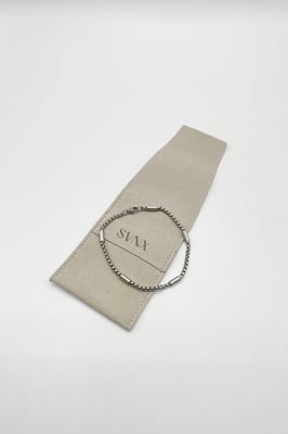 Bead Bracelet in Silver