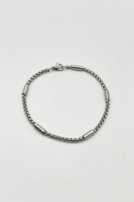 Bead Bracelet in Silver