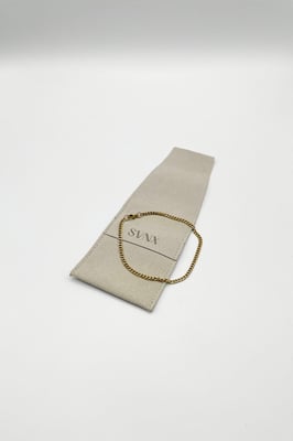 Cuban Bracelet in Gold 3mm