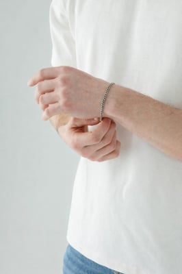 Cuban Bracelet in Silver 3mm