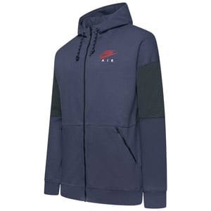 Nike Air Mens Zip Through Hoodie Navy