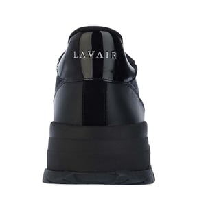 Lavair Heren Pacific 2.0 Leren Trainers (Zwart)