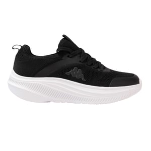 Kappa Heren Prati Gebreide Platform Trainers (Zwart, Wit)