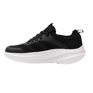 Kappa Heren Prati Gebreide Platform Trainers (Zwart, Wit)
