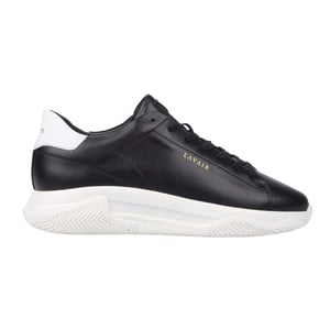 Lavair Heren Linear nappaleer sportschoenen (Zwart)