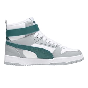 Puma Kinderen/Kinderen RBD Game High Top Trainers (Wit/Grijs/Groen)