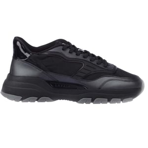 Lavair Heren Pacific 2.0 Leren Trainers (Zwart)