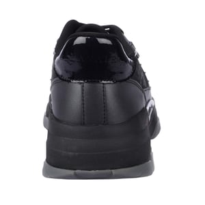 Lavair Heren Pacific 2.0 Leren Trainers (Zwart)