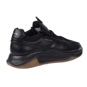 Lavair Heren Creator Premium Leren Trainers (Zwart)