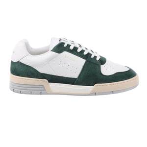 Lavair Heren Vadum Leer Sneakers (Wit/Groen)