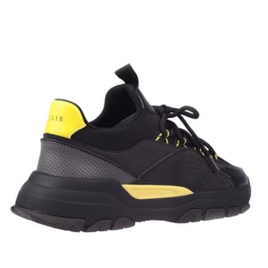 Lavair Heren Creator Evo Suede Trainers (ZWART/GEEL)
