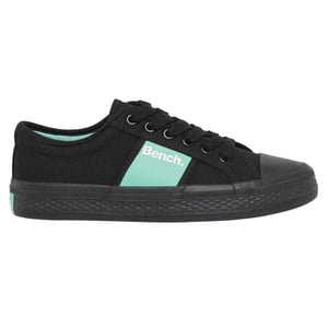 Bench Dames/Dames Vicky Canvas Trainers (Zwart)