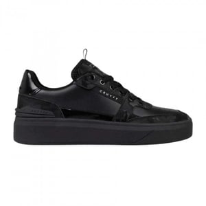 Cruyff Heren Goedgekeurde Leren Tennis Sneakers (Zwart)